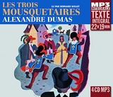 Les trois mousquetaires - 4 CD MP3, Lu par Bernard Bollet - Fremeaux & Associes - 23/06/2017