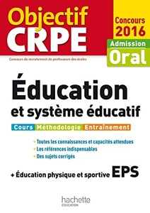 Objectif CRPE Éducation et système éducatif - 2016 de Serge Herreman