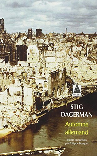 Automne allemand de Stig Dagerman