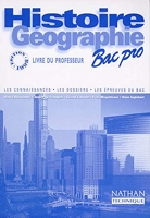 Histoire-géographie BAC professionnel, livre du professeur