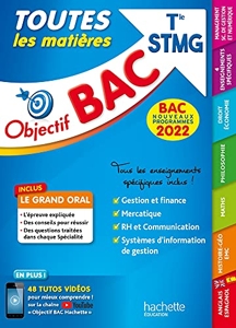 Objectif Bac - Term STMG Toutes les matières, BAC 2022 de Nicolas Bloch
