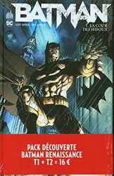 Pack découverte Batman Renaissance T1 + T2 offert de Greg Capullo