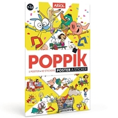 Poppik Ariol - 1 Poster + 40 Stickers Repositionnables