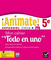 Animate Espagnol 5e Todo en uno éd. 2016 - Cahier d'activités