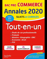Annales Bac 2020 Tout-En-Un Bac Pro Commerce