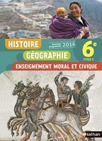Histoire Géographie Enseignement moral et civique 6e Cycle 3 - Nouveau programme 2016