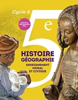 Histoire-Géographie, Enseignement moral et civique 5e Cycle 4 - Livre de l'élève - Grand format - Nouveau programme 2016