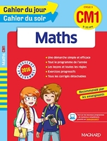 Cahier du jour/Cahier du soir Maths CM1 - Nouveau programme 2016 - Magnard - 13/05/2016