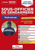 Concours Sous-officier de gendarmerie - Catégorie B - Tout-en-un - 20 tutos offerts - Gendarme externe, interne et 3e voie - Concours 2022-2023