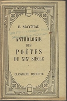Anthologie des Poetes du XIXe Siecle