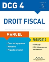 DCG 4 - Droit fiscal 2018/2019 - Manuel (2018-2019)