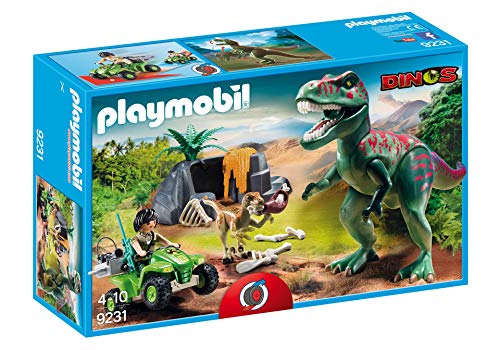 Playmobil - 9231 - T Rex avec Explorateur et Quad - les Prix d'Occasion ou  Neuf