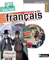Français 2e Bac Pro Grand Format i-Manuel bi-média - Avec i-Manuel, livre et licence élève