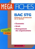 Economie, droit, management des organisations Bac STG by Laurent Izard (2009-09-02) - Foucher - 02/09/2009