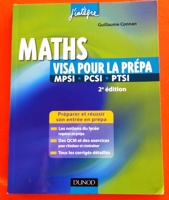 Visa pour la prépa Maths MPSI-PCSI-PTSI