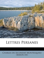 Lettres Persanes - Nabu Press - 30/08/2011