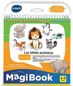 VTech - MagiBook, Livre Éducatif Enfant Niveau 1 Les Bébés Animaux