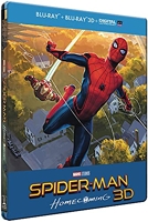 Spider-Man - HOMECOMING - STEELBOOK LIMITE BD 3D + 2D (UV) [Édition Limitée boîtier SteelBook - Blu-ray 3D + Blu-ray + Digital UltraViolet]