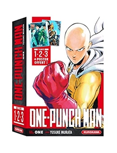 Coffret One-Punch Man - tomes 1 à 3 + poster - ONE-PUNCH MAN - tomes 1-2-3 + poster d'Yusuke Murata