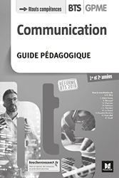 Communication - BTS 1&2 GPME - Éd. 2018 - Guide pédagogique de Jean-Charles Diry