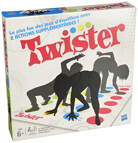Hasbro Twister - Jeu de Societe Twister - Jeu d'adresse Rigolo - Version  les Prix d'Occasion ou Neuf
