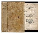 L' apocalypse de Meliton. Ou Revelation des mysteres cenobitiques / par Meliton