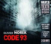 Code 93 (integrale mp3), lu par francois montagut - Livre avec 2 CD audio mp3