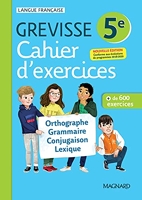 Cahier Grevisse 5e (2021) Français - 5e - Edition 2021