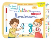 Les livres-ardoises - Mes lettres rugueuses Montessori pour gaucher