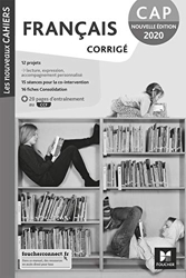 Les nouveaux cahiers - FRANCAIS CAP - Ed. 2020 - Corrigé de Michèle Sendre-Haïdar
