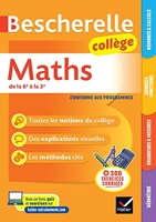 Bescherelle collège - Maths (6e, 5e, 4e, 3e) Tout le programme de maths au collège