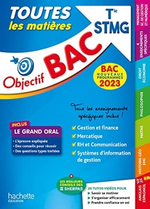 Objectif Bac 2023 - Term STMG Toutes les matières de Nicolas Bloch