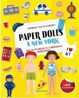 Paper Dolls à New York - Avec vêtements et accessoires prédécoupés