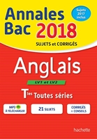 Annales Bac 2018 Anglais Term Toutes Séries