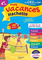 Mes Vacances Hachette - Du CE2 au CM1 - Cahier de vacances 2021