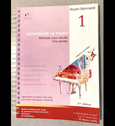 Autocollants pour notes de piano + clavier pour 49 - 61 - 76 - 88 touches +  kit complet Premium pour touches noir + blanc - Do-re-mi-fa-sol-la-si 