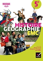 Histoire-Géographie EMC 5e - Manuel de l'élève - Nouveau programme 2016
