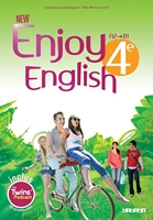 New Enjoy English - Anglais 4e - Livre + DVD-rom