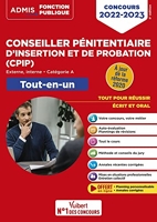 Concours Conseiller pénitentiaire d'insertion et de probation (CPIP) - Catégorie A - Tout-en-un - Concours 2022-2023