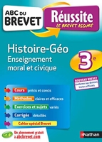 ABC Réussite Brevet Histoire-Géo Enseignement moral et civique - ABC du Brevet Réussite - Brevet 2022 - Cours, Méthode, Exercices