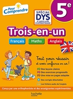 5e Spécial DYS (dyslexie) et difficultés d'apprentissage - Français - Maths - Anglais