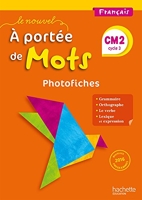 Le Nouvel A portée de mots - Français CM2 - Photofiches + CD - Ed. 2017