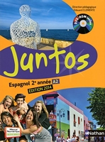 Juntos 2e année 2014 + dvd élève - Livre de l'élève avec CD-Rom