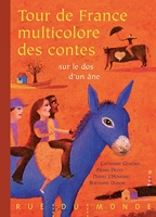 Tour de France multicolore des contes sur le dos d'un âne