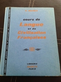 Cours de langue et de civilisation françaises, tome 3