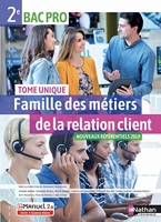 Famille des métiers de la relation client - Tome unique - 2ème Bac pro - Livre + Licence élève - 2de Bac Pro MRC