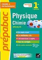 Prépabac Physique-chimie 1re générale (spécialité) Nouveau programme de Première