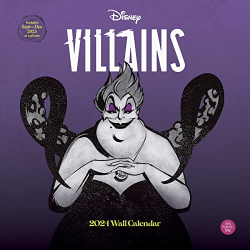 Vendre Disney Villains 2024 Wall Calendar, Disney And Pixar Rachat ou