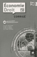 Ressources plus - ECONOMIE-DROIT - 1re/ Tle BAC PRO - Corrigé - Foucher - 04/05/2016