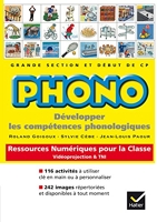 Phono GS-CP - Développer les compétences phonologiques [CD-ROM]